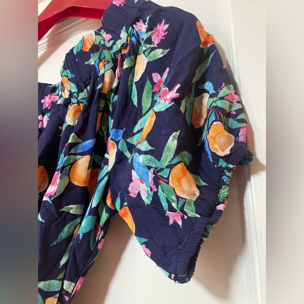 SUNSHINE 79 "Peace, Love & Peaches" Off-the-shouler 🍑 Dress Cover-up - S - NWT